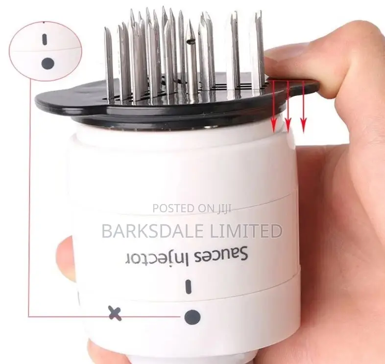 Syringe Steel Meat Tenderizer 30 Needles Flavor Marinade