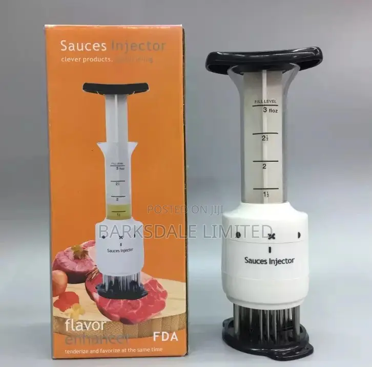 Syringe Steel Meat Tenderizer 30 Needles Flavor Marinade