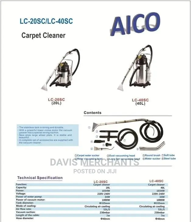 20 Litres Carpet Cleaning Machine