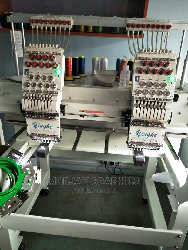 Yinghe Brand New Embroidery Two Head Sewing Machine