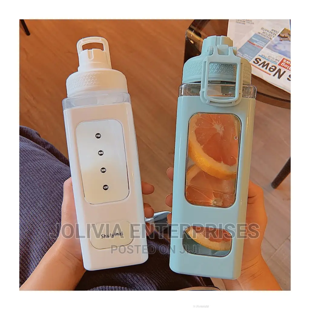 Water Bottle With Straw