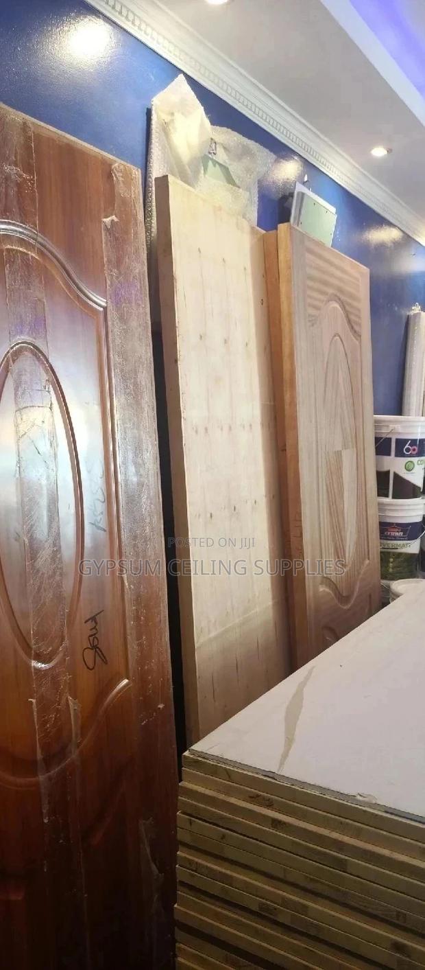 Semi Solid Door Mahogany for Bathroom - thumbnail 4