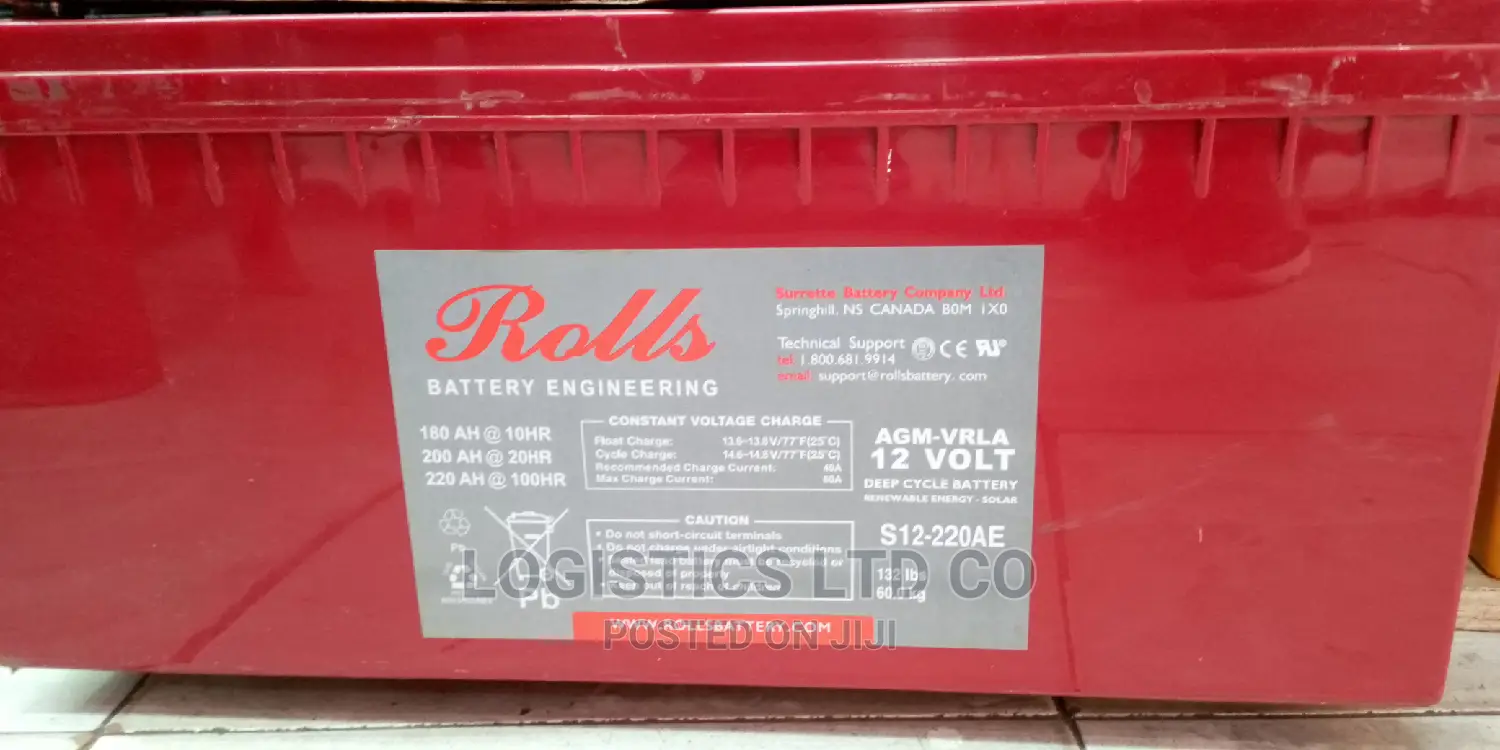 Rolls Deep Cycle Solar Battery 200ah 20hr 12v