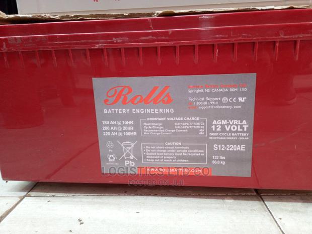 Rolls Deep Cycle Solar Battery 200ah 20hr 12v - thumbnail 3