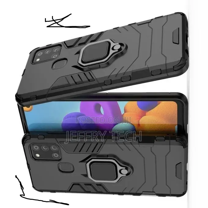 Samsung A21s Ring Armor Back Cover