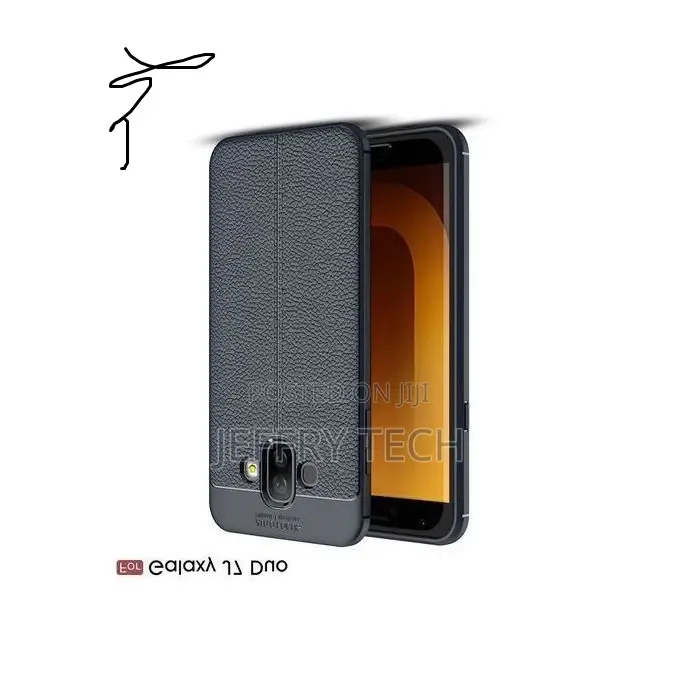 Samsung Galaxyj7 Duo Silicone Case Back Coverblack