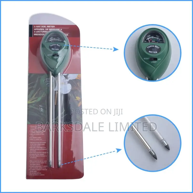 Soil Ph Moisture Meter Light Tester Detector 3 in 1