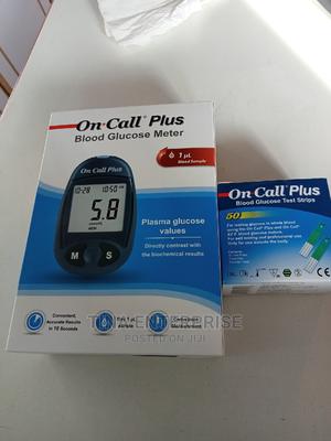 On Call Plus Glucometer + Stripes and Lancets - main view