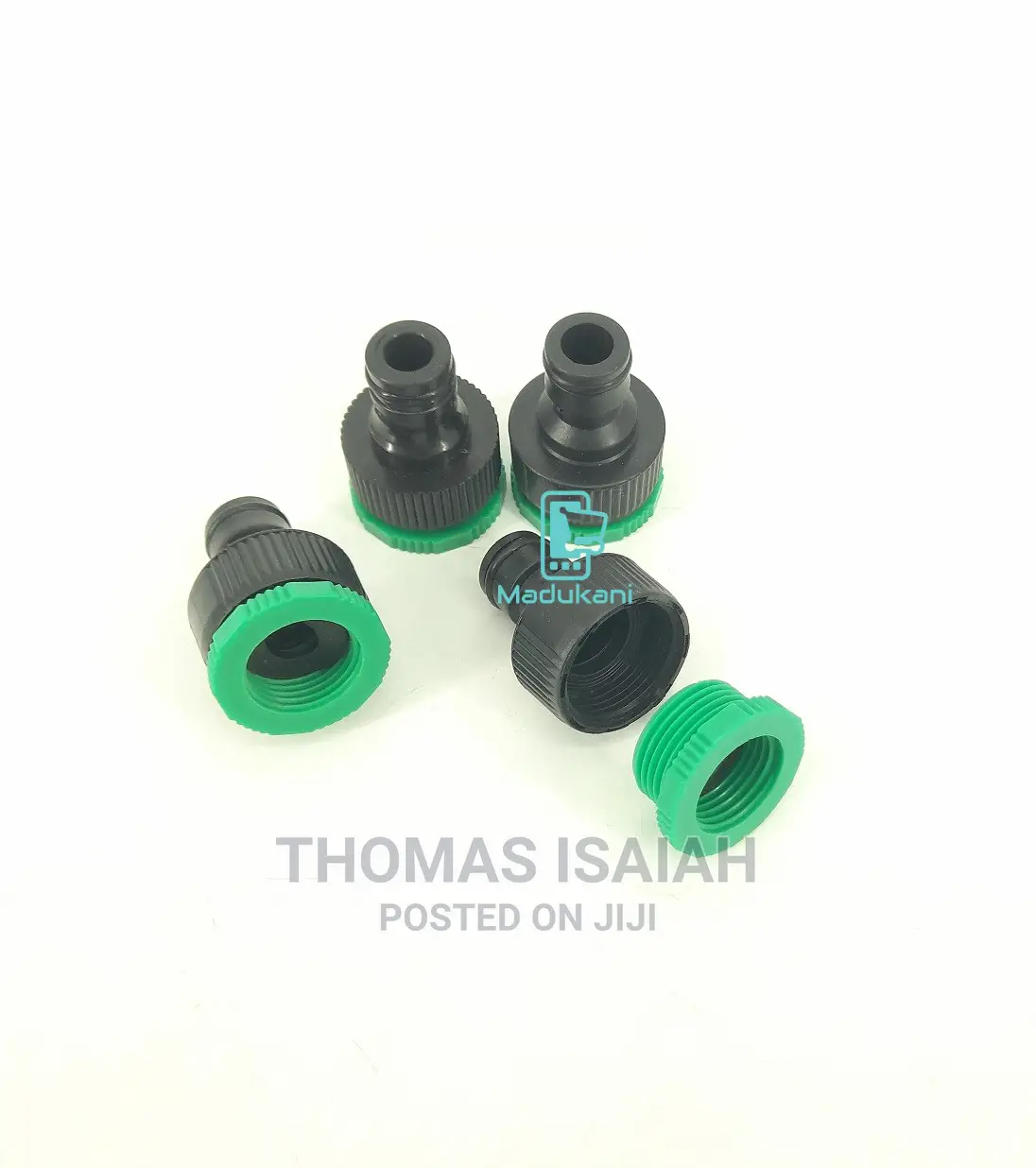4PCS Garden Hose Pipe 3 Size Connector Adapter Set
