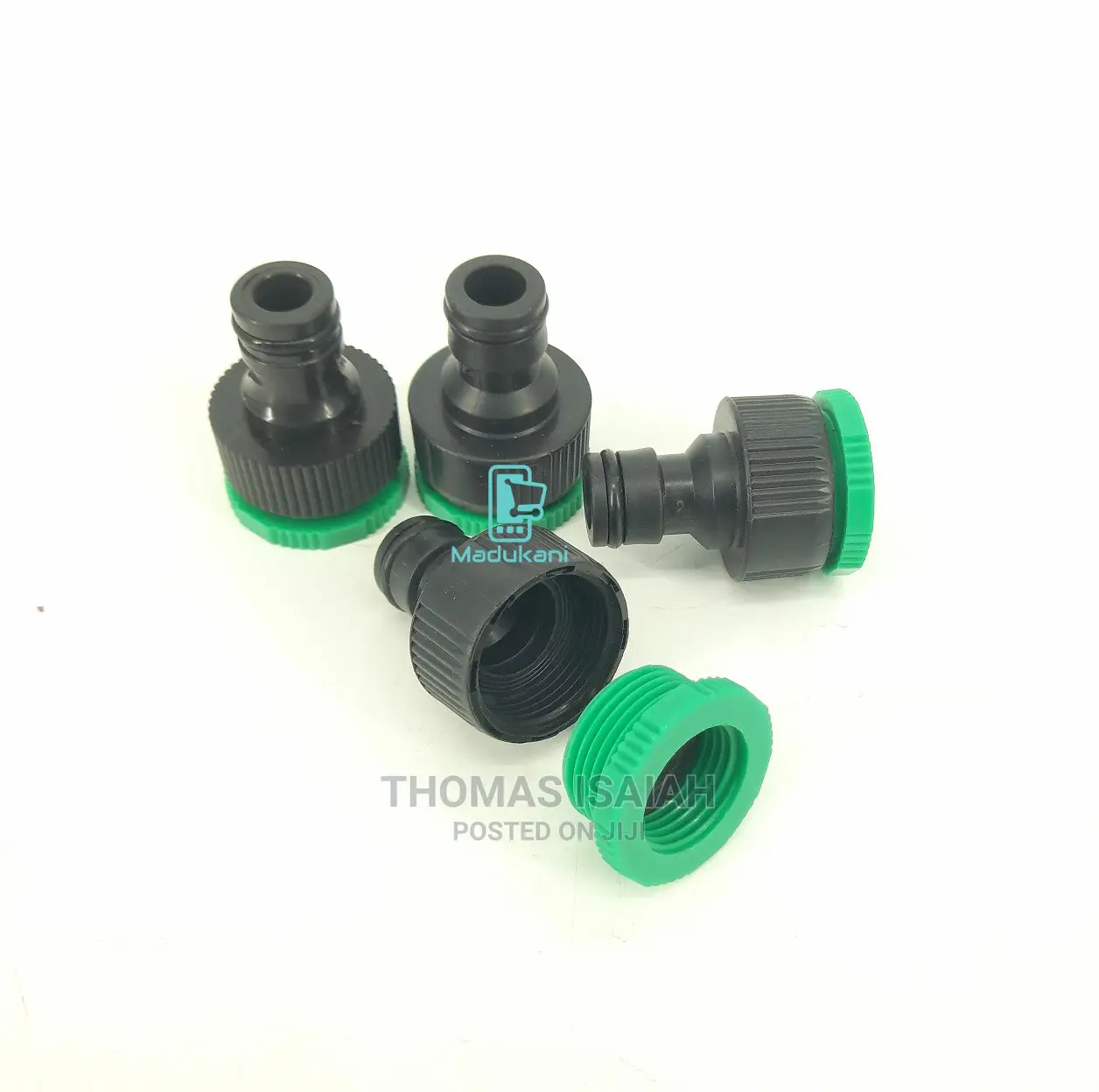 4PCS Garden Hose Pipe 3 Size Connector Adapter Set