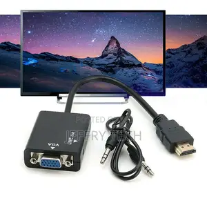 DVD Adapter Converter Video TV for PC HDTV HDMI Male to VGA