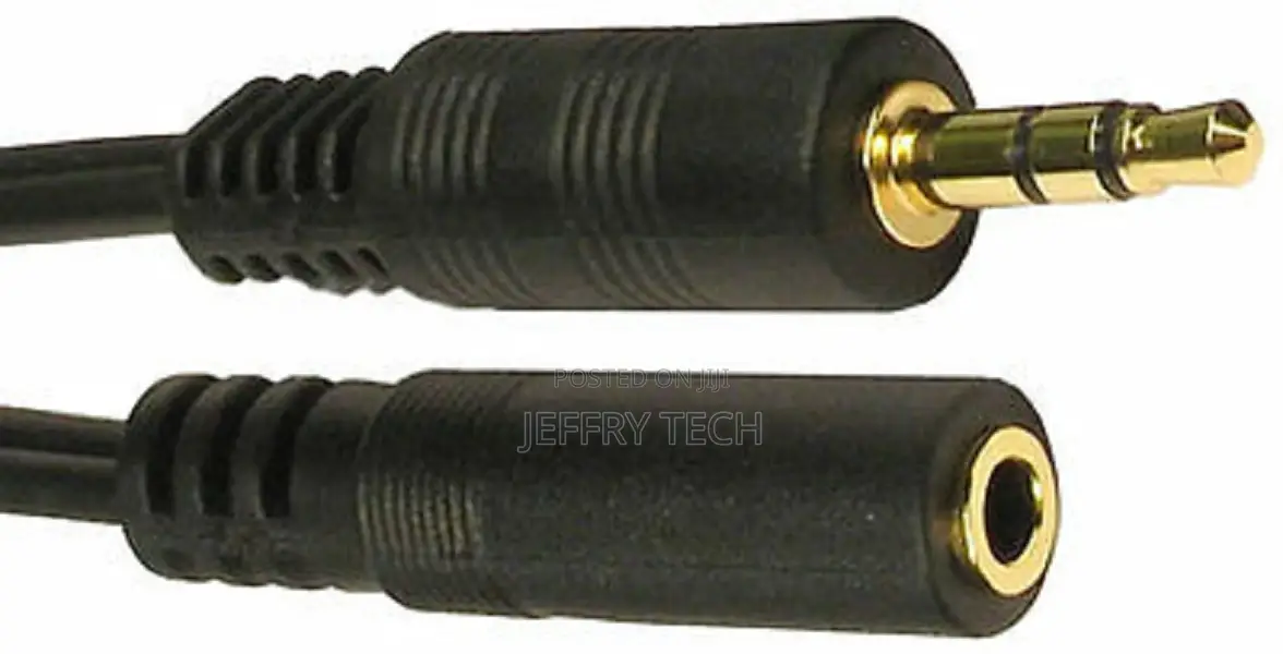 2m GOLD 3.5mm Stereo Mini Headphone Jack EXTENSION Cable Aud