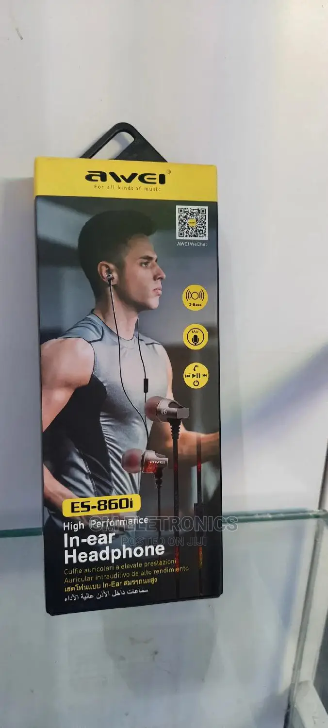 Awei Es-860i Hi-Fi In-Ear Wired Earphones.