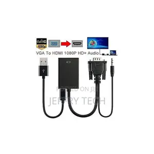 VGA Male to HDMI Output 1080P Hd+ Audio TV AV HDTV Video Cab