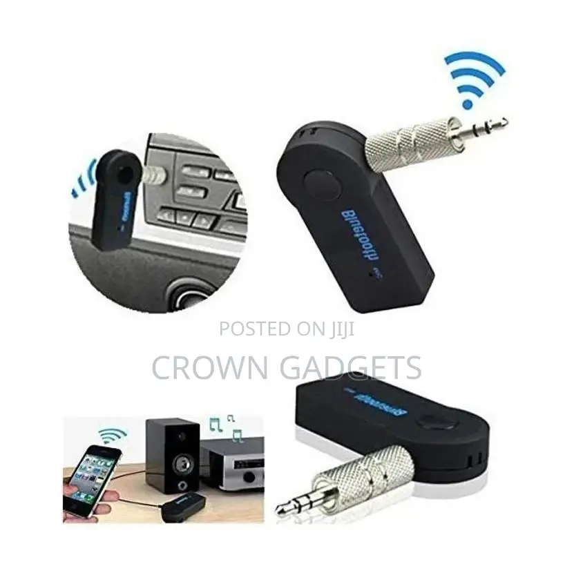 3.5mm AUX Audio Transmitter With Mic, for All Vehicles