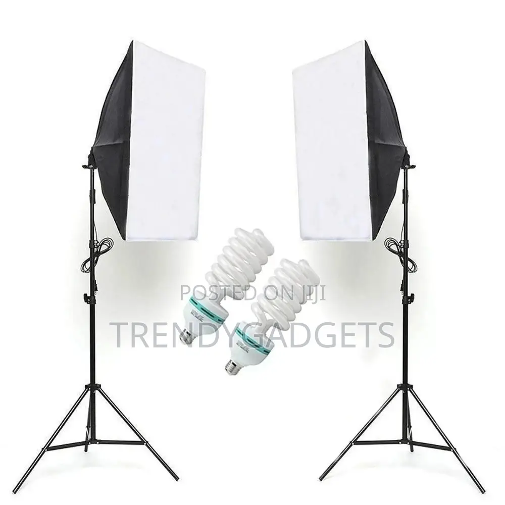 Soft Box Lighting Filming Set