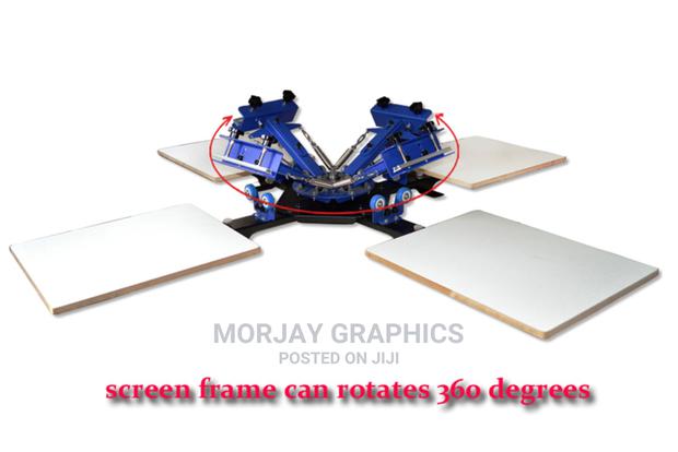 4-4 Fix on Table Screen Printing Machine - main view