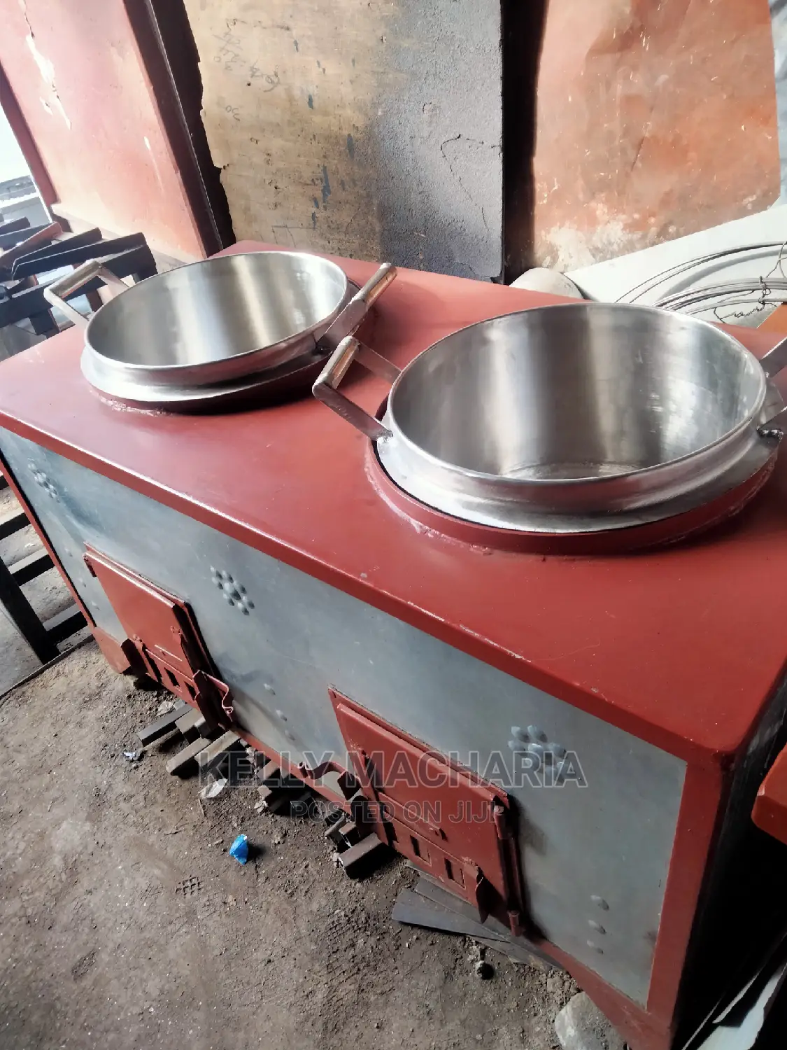 Double Commercial Stove Jikos