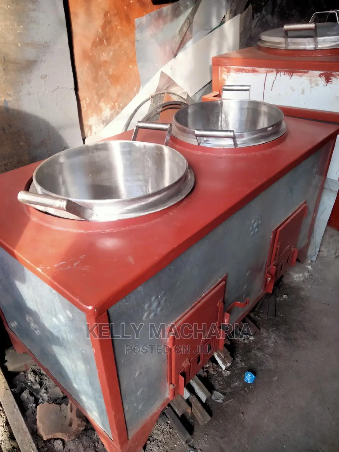 Double Commercial Stove Jikos