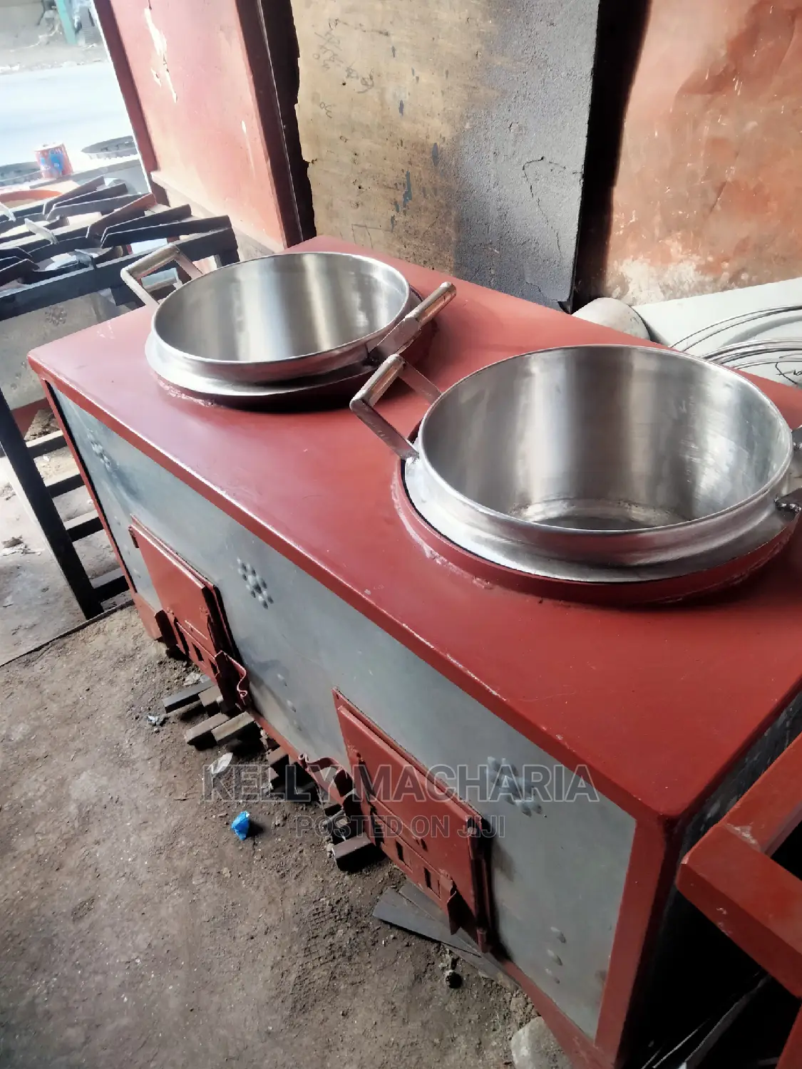Double Commercial Stove Jikos