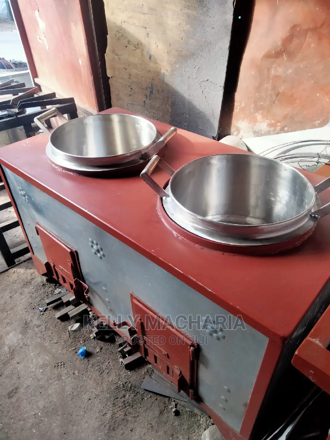 Double Commercial Stove Jikos