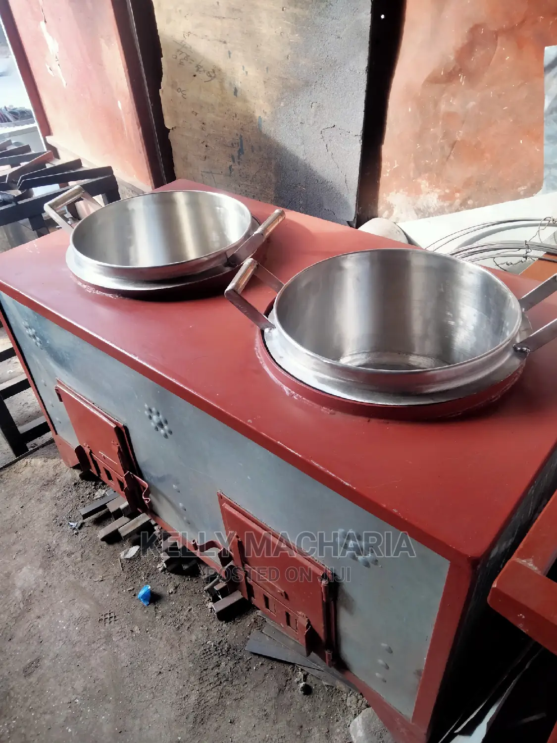 Double Commercial Stove Jikos