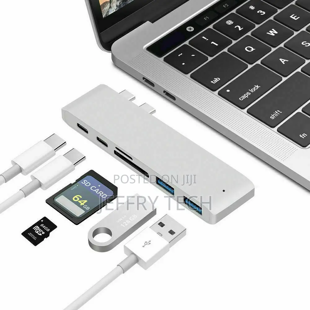 Type C Hub Adapter 3.0 Port Usb Hub Thunderbolt 3 Ver Macboo