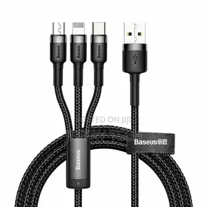 Baseus 3 in 1 USB to Type-C Micro-Usb Charger Cable Charging