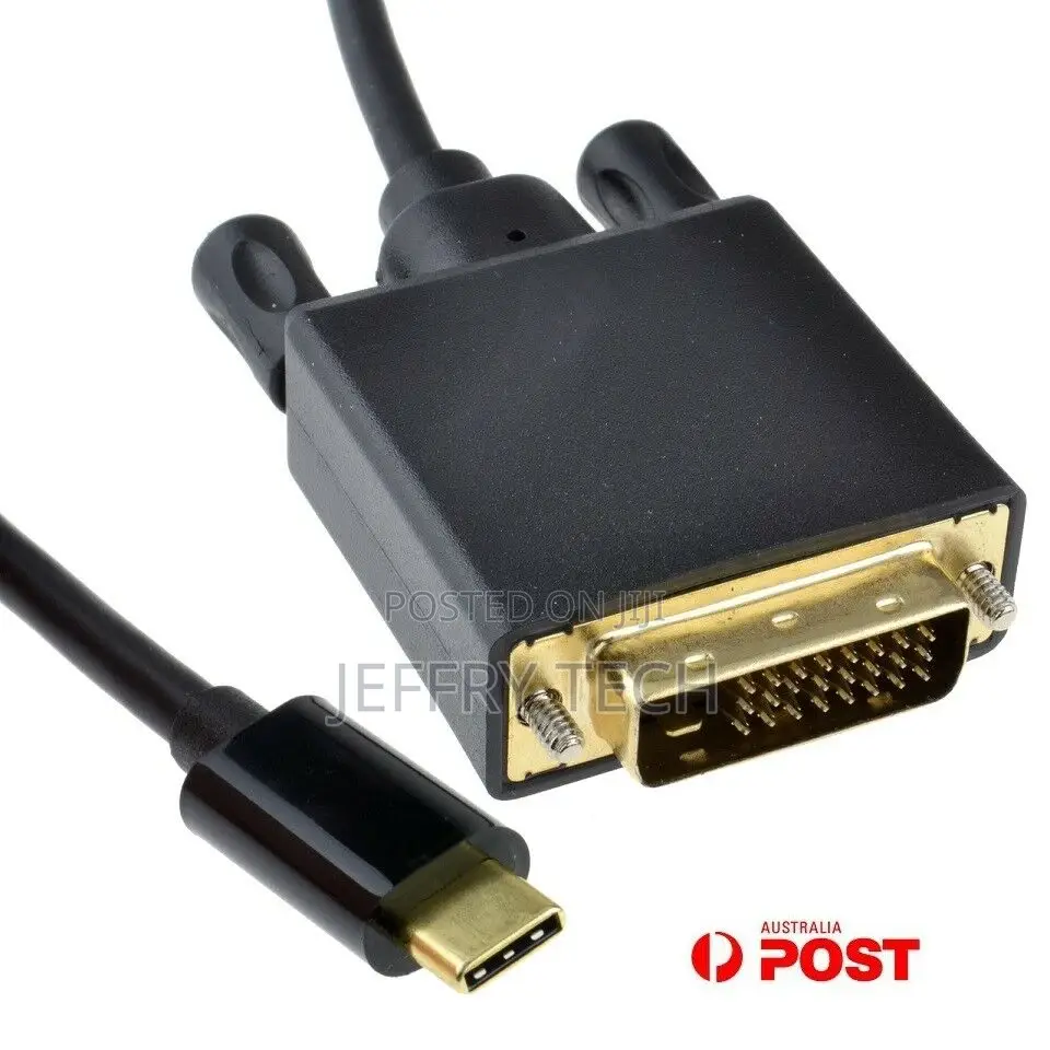 USB 3.1 Type-C USB-C to DVI Adapter Cable 1080P HD for Samsu