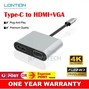 Type-C to HDMI VGA Adapter 4*2K Ultrahd for Lenovo Yoga 7i L