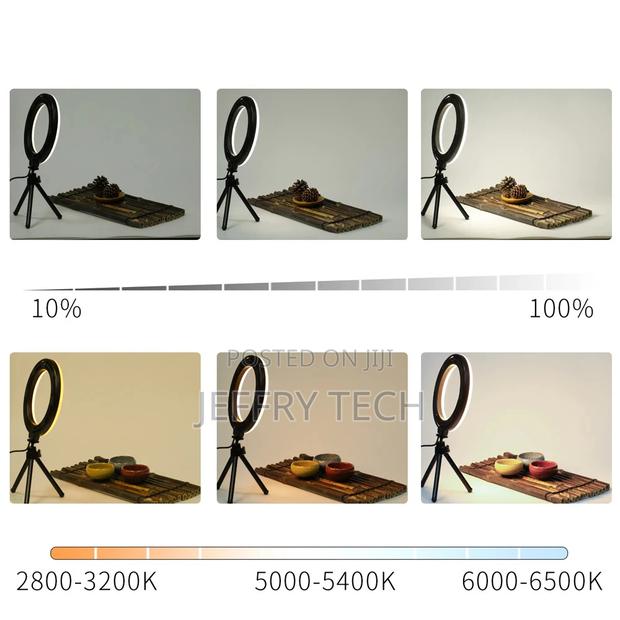 10" LED Ring Light Dimmable Lighting Kit Phone Selfie Tripod - thumbnail 2