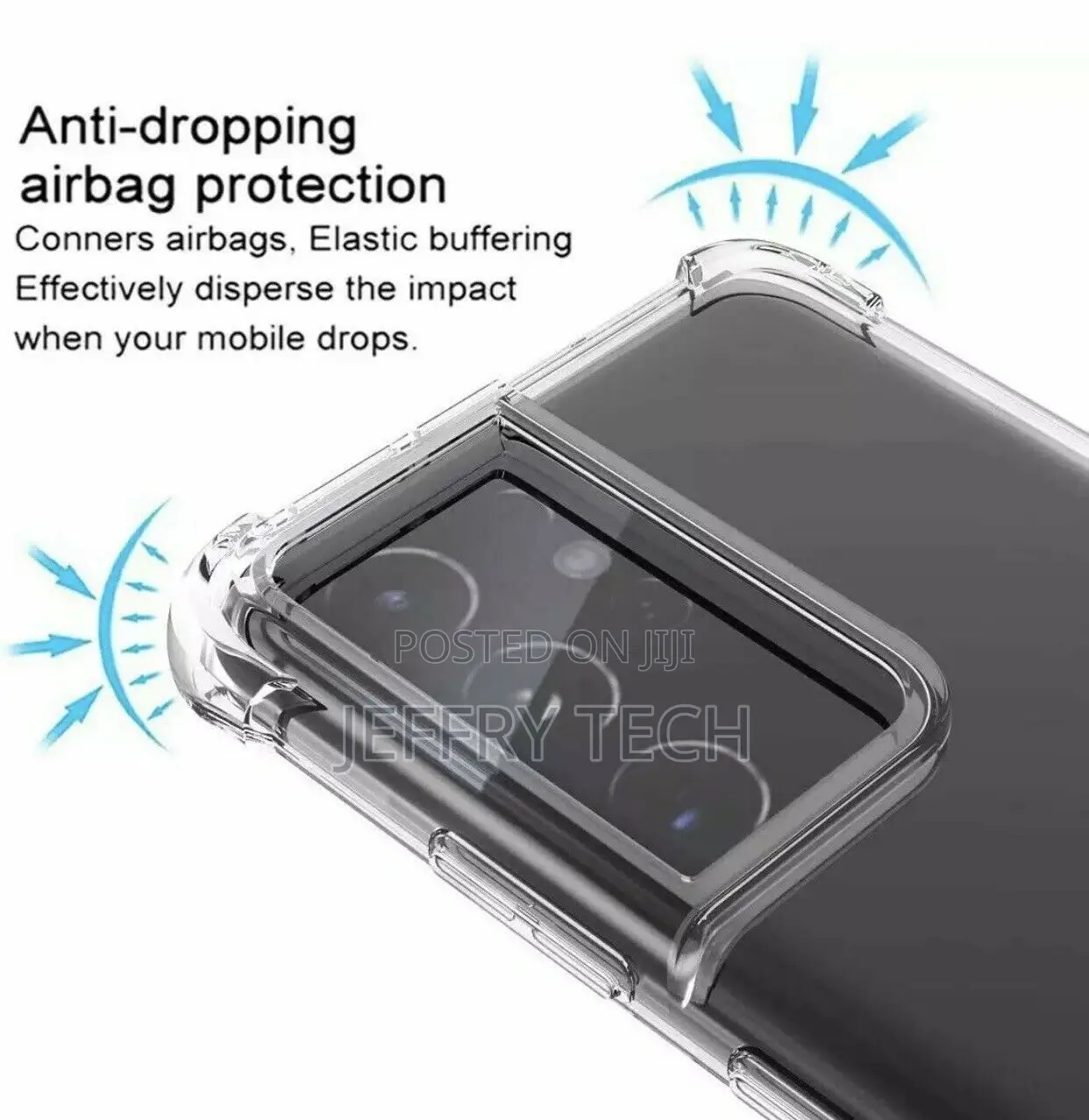 Samsung Galaxy S21 Ultra 5G Shockproof Case Clear Bumper Pro