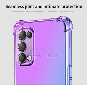 Oppo Find X3 Pro Neo Lite Clear Case, Slim Silicone Coloured