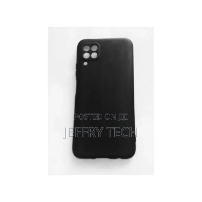 Silicon Back Cover for Huawei P40 Lite / Nova 7i - Black