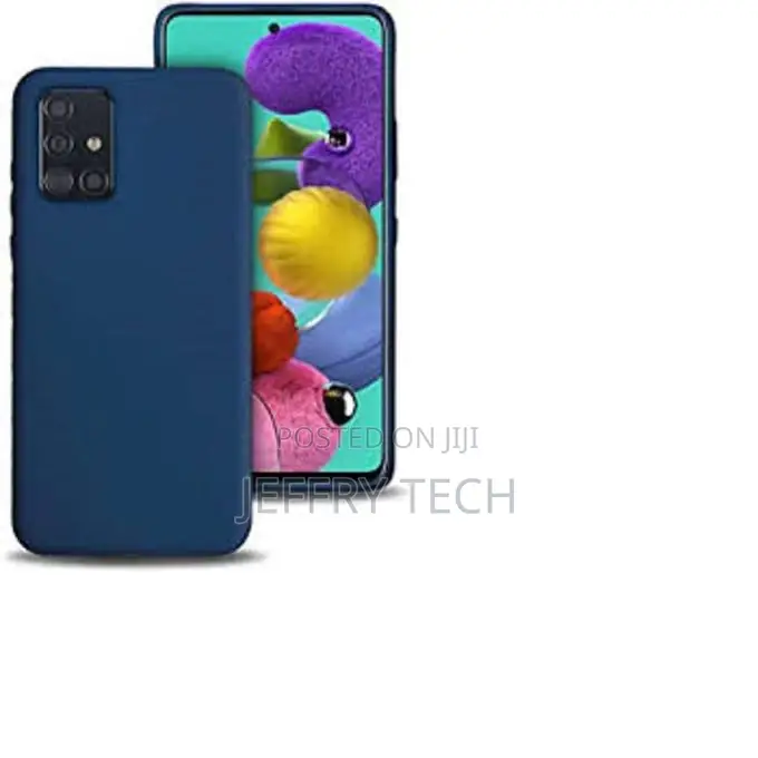 Silicon Back Case for Samsung Galaxy A51 Blue
