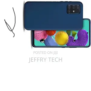 Silicon Back Case for Samsung Galaxy A51 Blue