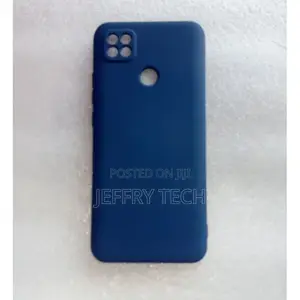 Silicon Back Cover for Redmi 9c- Blue