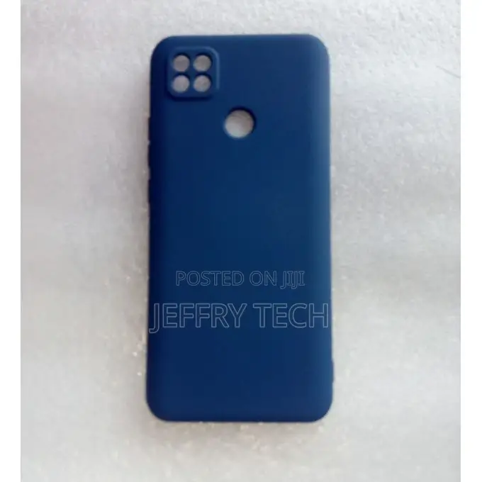 Silicon Back Cover for Redmi 9c- Blue