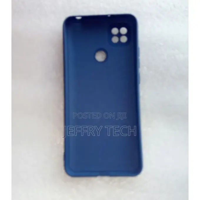 Silicon Back Cover for Redmi 9c- Blue