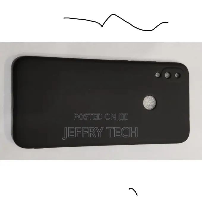 Silicon Back Cover for Redmi Note 7/ Redmi Note 7 Pro -Black