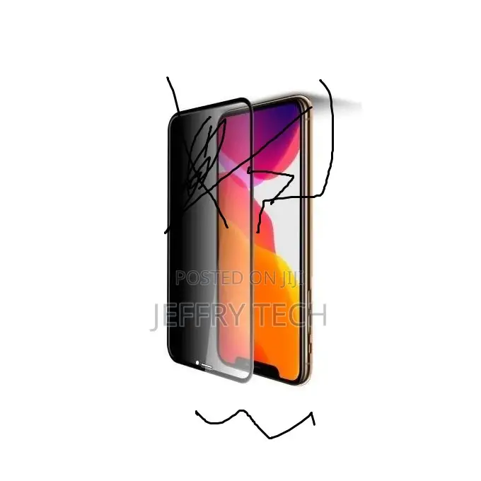 iPhone 11 Anti-Scratch Privacy Tempered Glass Screen Protect