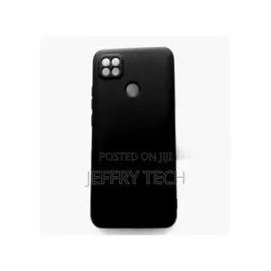 Silicon Back Cover for Redmi 9c- Black