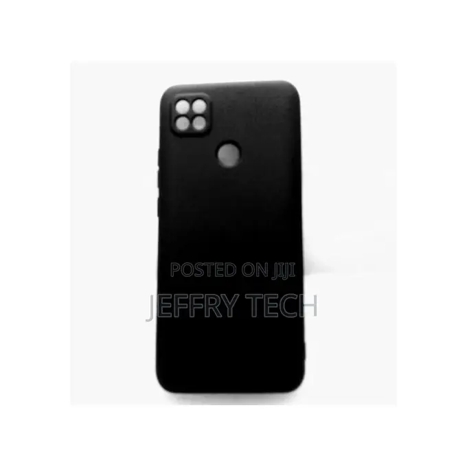 Silicon Back Cover for Redmi 9c- Black