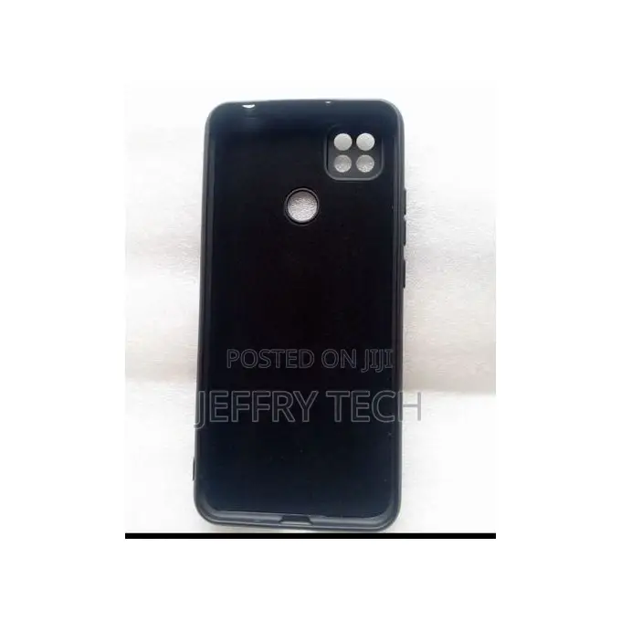 Silicon Back Cover for Redmi 9c- Black