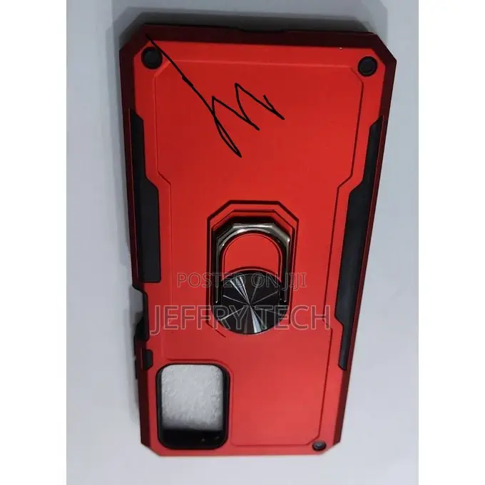 Redmi 9t Armor Back Case -Red