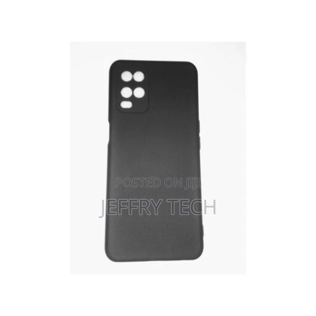 Oppo A54 (4g) Silicon Back Case -Black - main view
