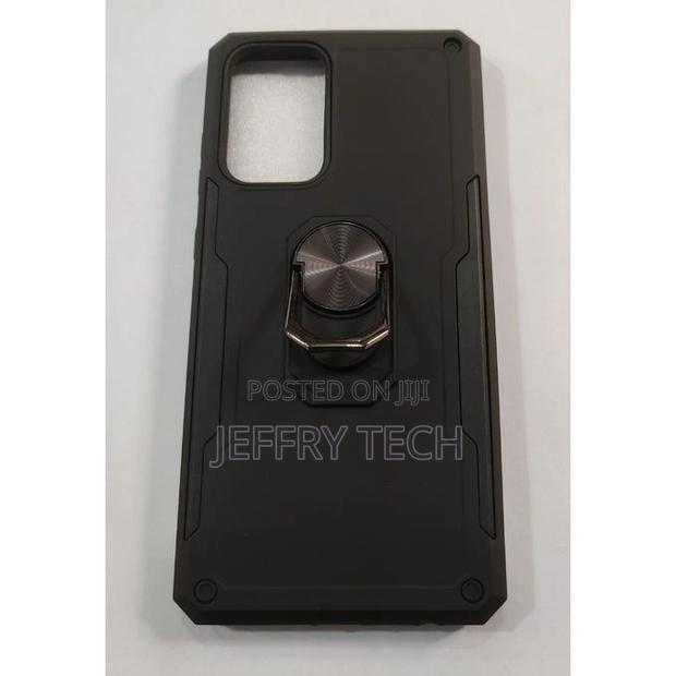 Rugged Back Case for Samsung Galaxy A72 - Black - main view