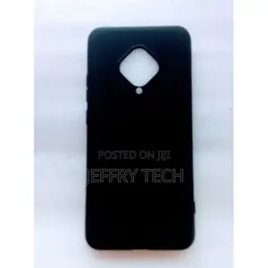Vivo V17 Silicon Back Case -Black