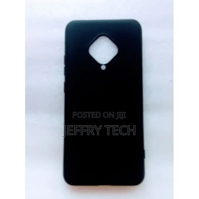 Vivo V17 Silicon Back Case -Black