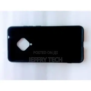 Vivo V17 Silicon Back Case -Black